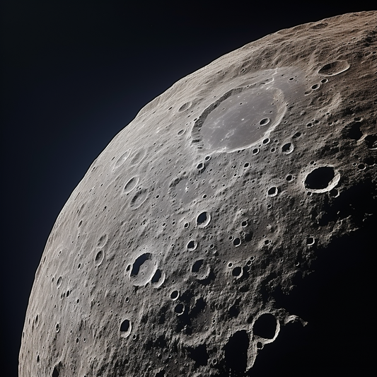 Közeli felvétel a Hold